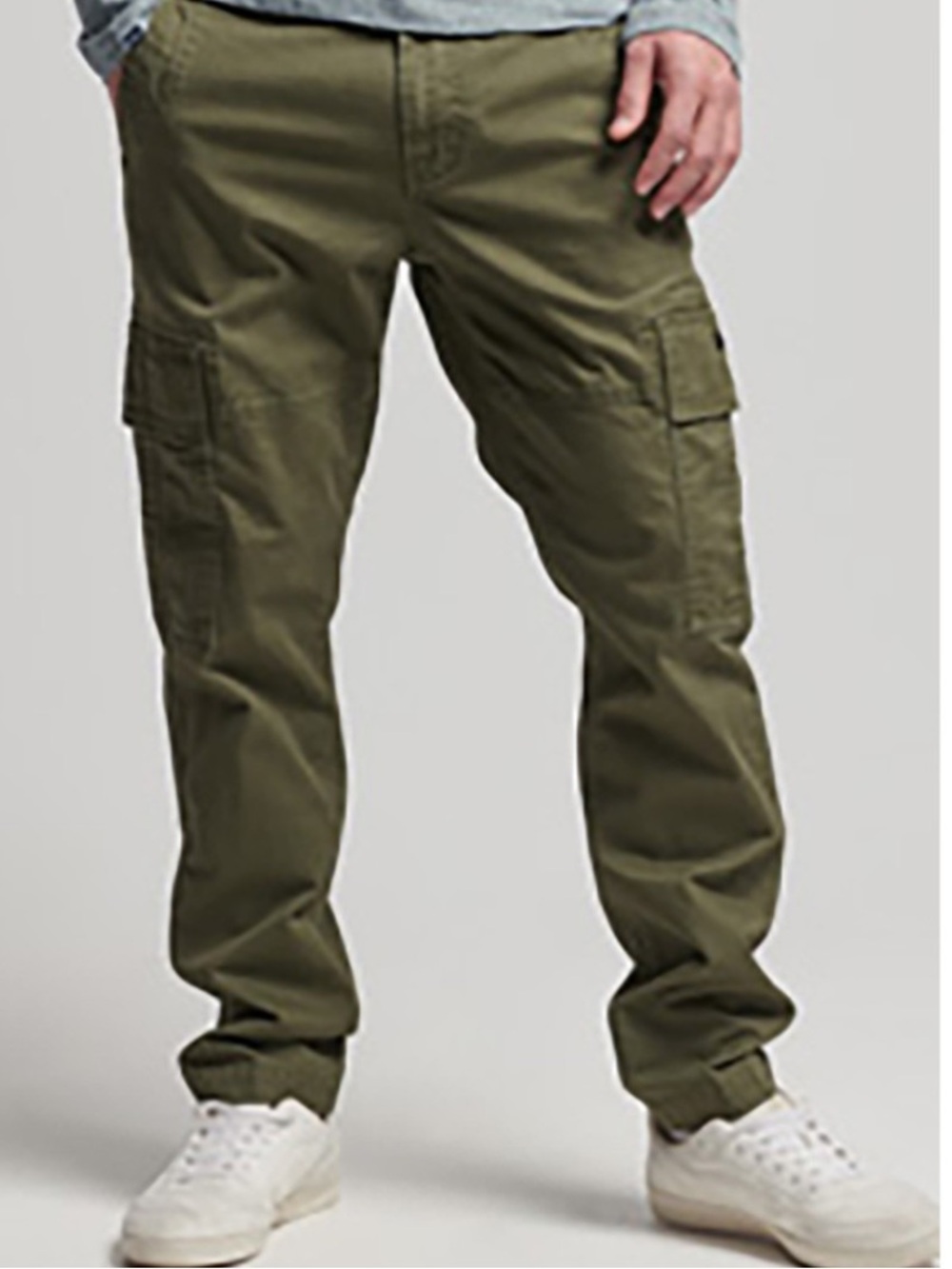 SUPERDRY core cargo pants British design army green men 30